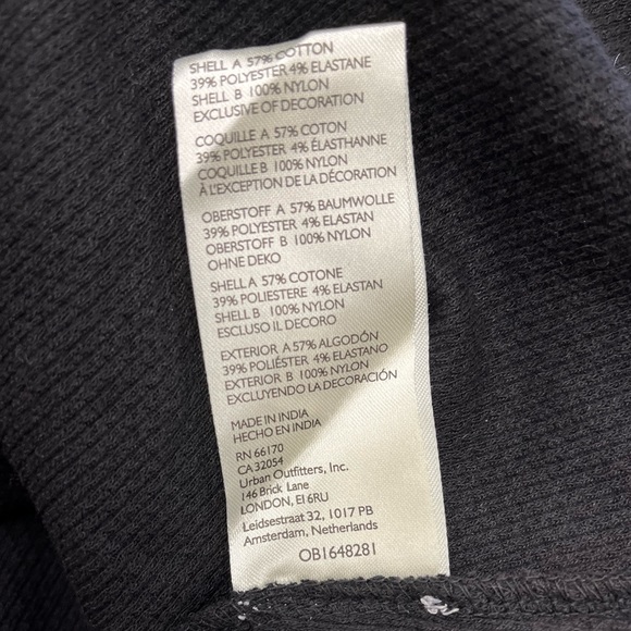 Free People Toni Waffle Knit Mesh Embroidered Top - Picture 9 of 10